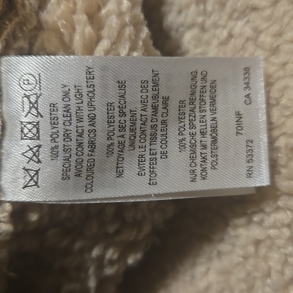 Metallic Shearling Zelda Coat - Picture 7 of 7